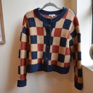 Madewell Checkered Sweater Size XS